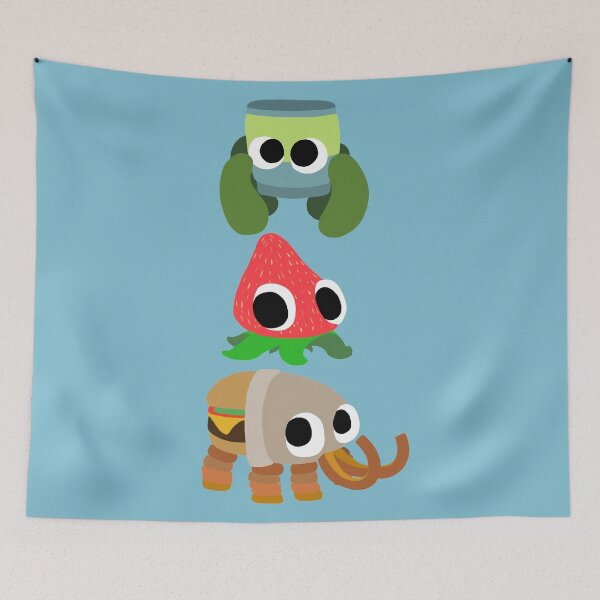 Item preview, Bugsnax (Bunger, Strabby, & Pinkle) designed and sold by AgeofEvolution.