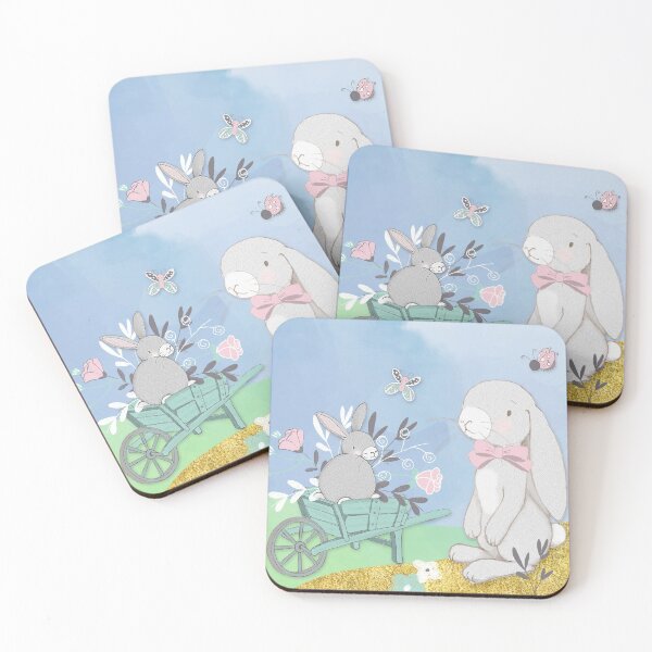 Item preview, Field of bunnies designed and sold by Lolly's Lane Shoppe.