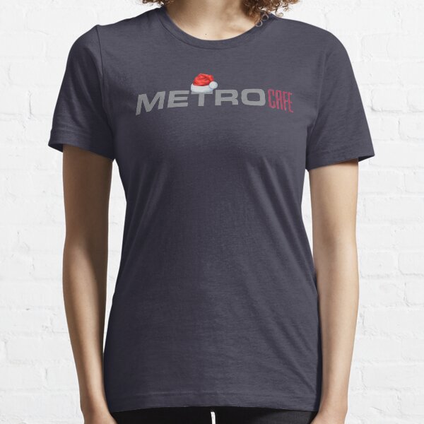 Metro Cafe Christmas Santa Hat Essential T-Shirt