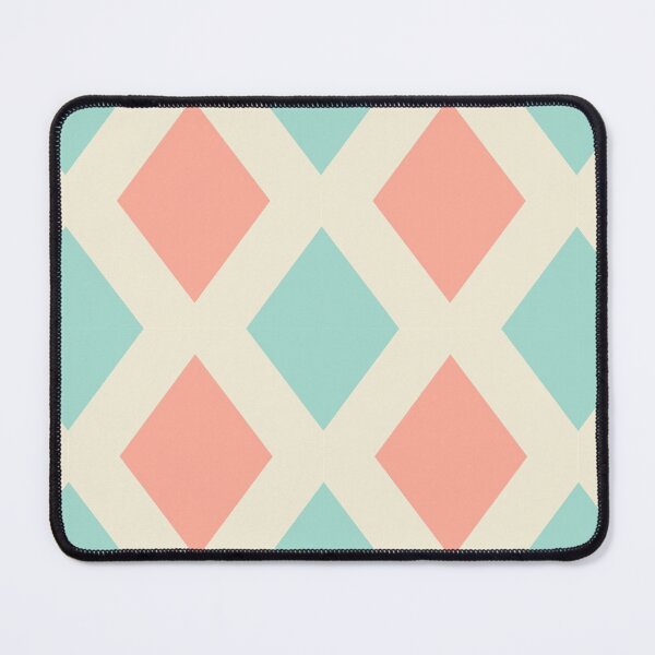 Item preview, vintage rhombus pattern in pastel colors designed and sold by martianred.