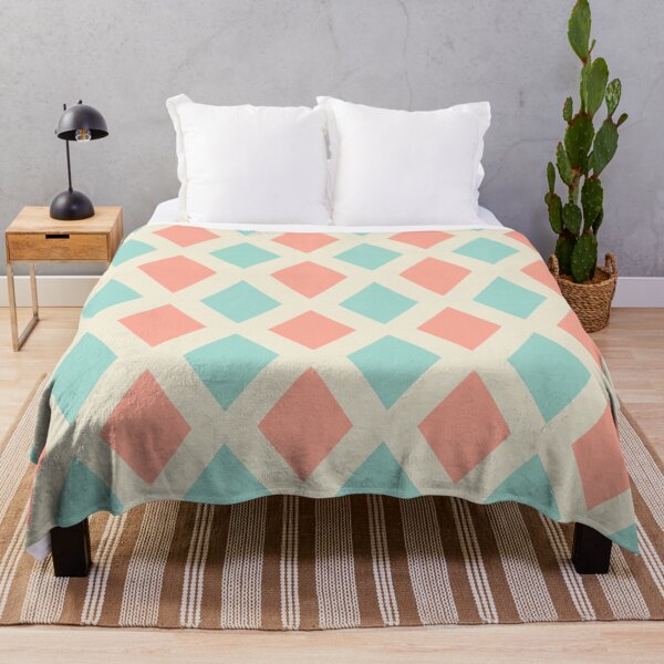 Item preview, vintage rhombus pattern in pastel colors designed and sold by martianred.