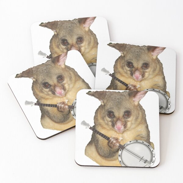 Item preview, possum playing banjo  designed and sold by enerationwear.