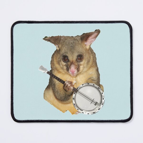 Item preview, possum playing banjo  designed and sold by enerationwear.