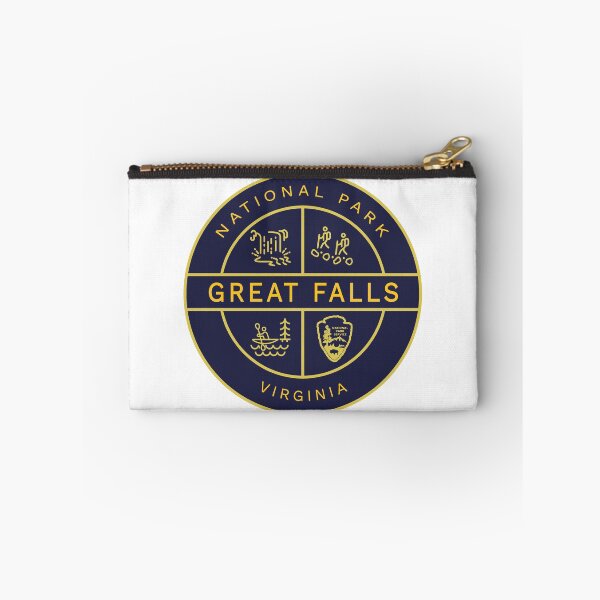 Item preview, Great Falls National Park Heraldic Logo Blue designed and sold by VanyaKar.