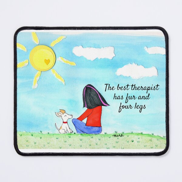 Item preview, Furry Four Legged Therapist designed and sold by Mahli's  Artful Whimsy.