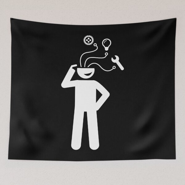 Item preview, Skillful Man - Person Stickman - White Version designed and sold by Stickman--.