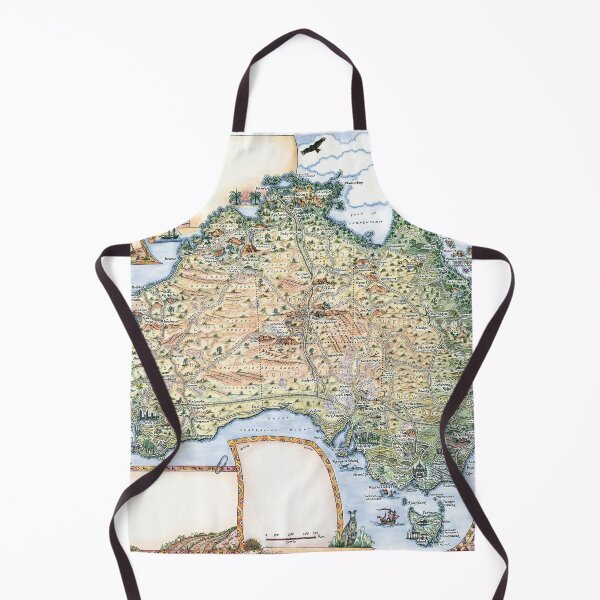 Item preview, Australia Pictorial Map by Journey Jottings designed and sold by JourneyJottings.