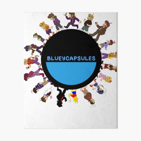 Blueycapsules Art Board Print for Sale by nabilolsky