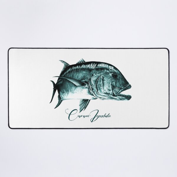 Item preview, Gyotaku Caranx Ignobilis designed and sold by Paul Kyriakides.