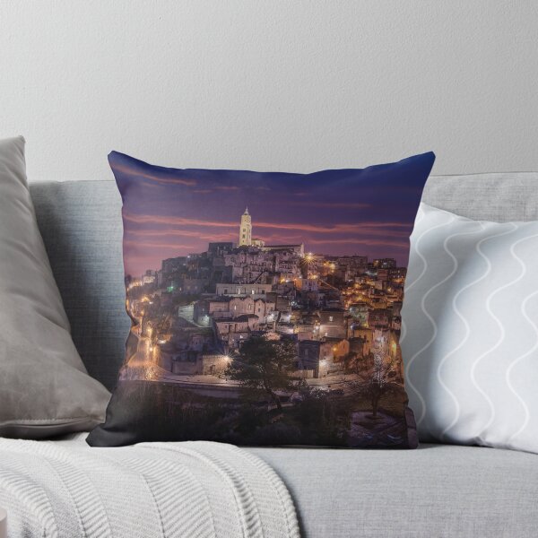 Item preview, Matera, Basilicata, Italy at night designed and sold by mitzobs.