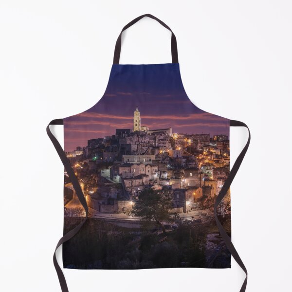 Item preview, Matera, Basilicata, Italy at night designed and sold by mitzobs.