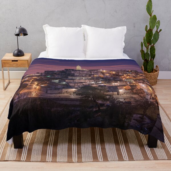 Item preview, Matera, Basilicata, Italy at night designed and sold by mitzobs.