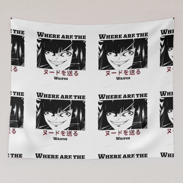 Item preview, Where Are The Waifus - Japanese Retro Aesthetic Vaporwave  designed and sold by Henokkibret.