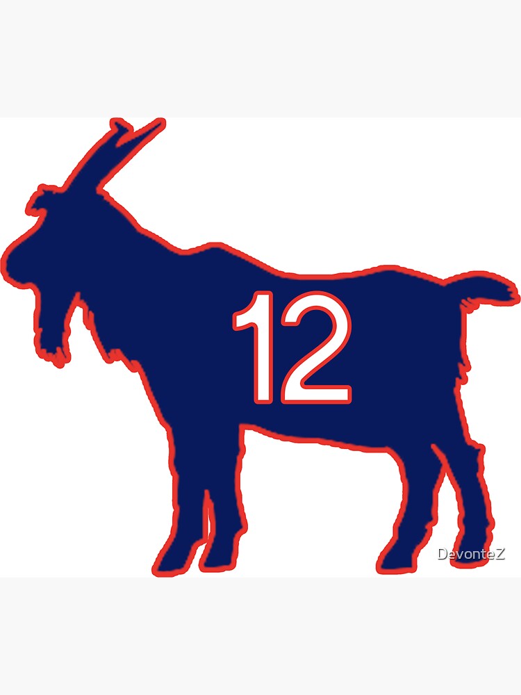 Tom Brady Goat Tom Brady TB12 Goat 12 Patriots Unisex 