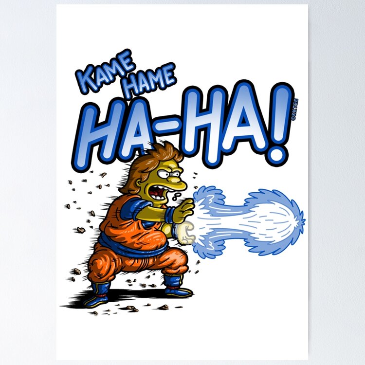 KAME HAME HA HA! Sticker