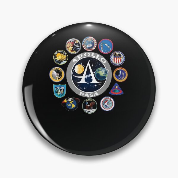 Item preview, Apollo Missions Patch Badge, NASA Space Program designed and sold by letuneur.