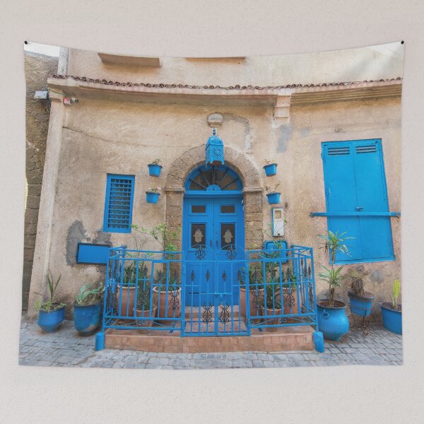 Item preview, Blue door in El Jadida, Morocco designed and sold by mitzobs.
