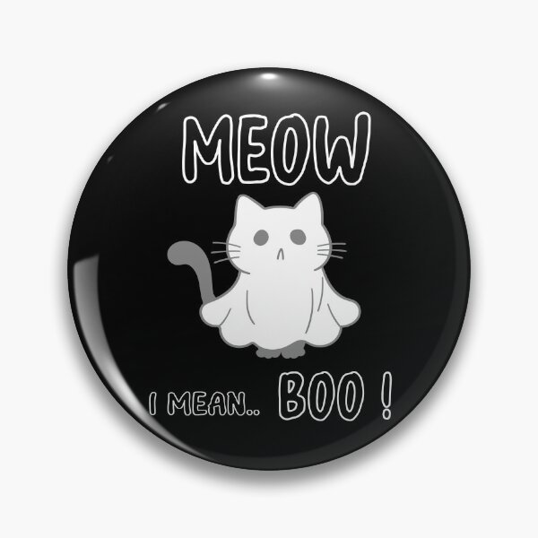 Item preview, Copie de  Meow, I mean.. Boo! Mexican cute Cat skull designed and sold by Marybble.