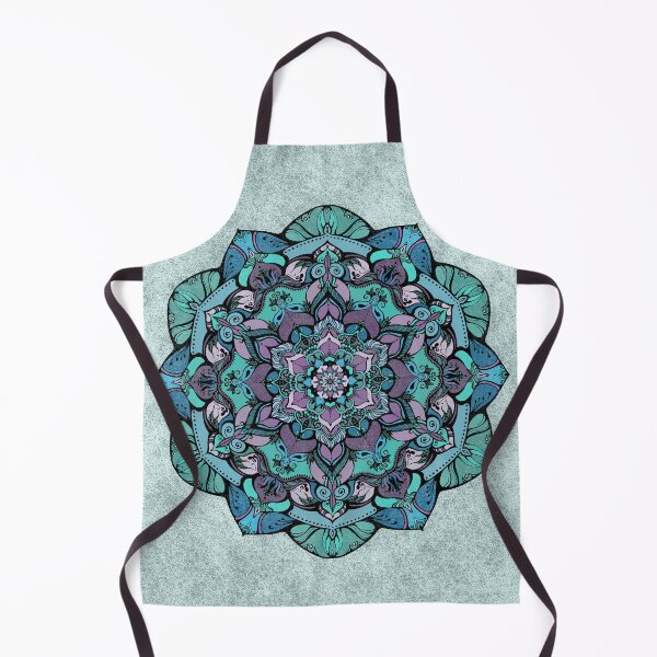 Item preview, violet mandala on the textured background designed and sold by MandalaFlowerArt.