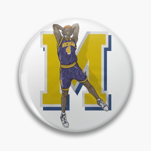 Item preview, Vintage Michigan Basketball Fab 5 Chris Webber designed and sold by MiloRogiras.