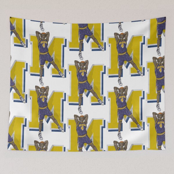 Item preview, Vintage Michigan Basketball Fab 5 Chris Webber designed and sold by MiloRogiras.
