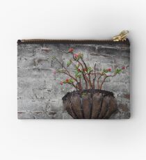 Flowers on a Wall Studio Pouch