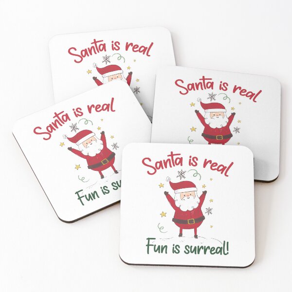 Item preview, Santa is real, Fun is Surreal! - santa designed and sold by cruzzcreation.