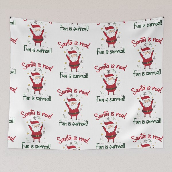 Item preview, Santa is real, Fun is Surreal! - santa designed and sold by cruzzcreation.