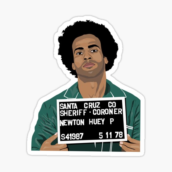 Huey Newton Stickers for Sale