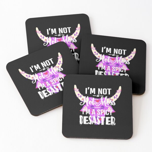 Item preview, I'M Not Hot mess I'm a Spicy Disaster  designed and sold by LiveToLearn.