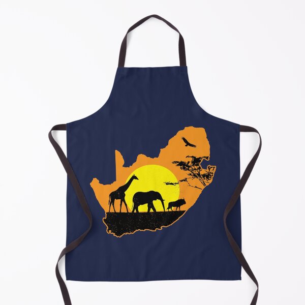 Item preview, South Africa Safari Savannah Sunset Giraffe Elephant Wildebeest designed and sold by d247.