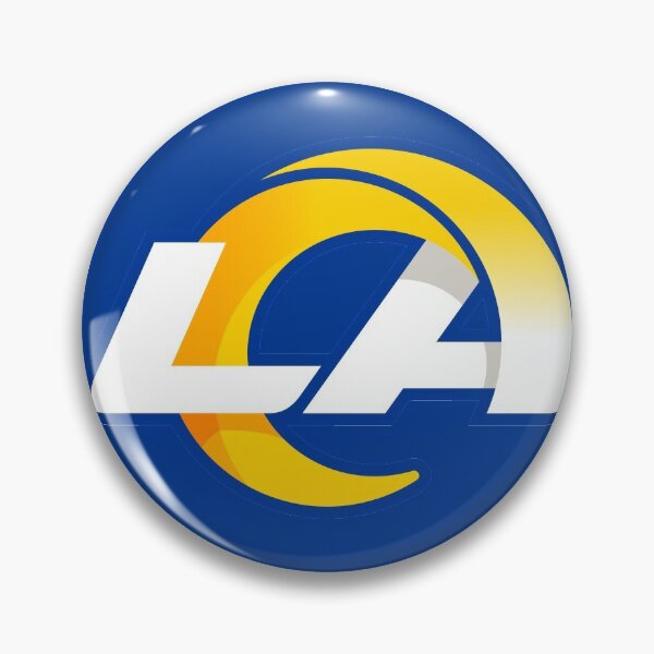 Los Angeles Rams Super Bowl Champions Badge Logo by Sam Behrmann