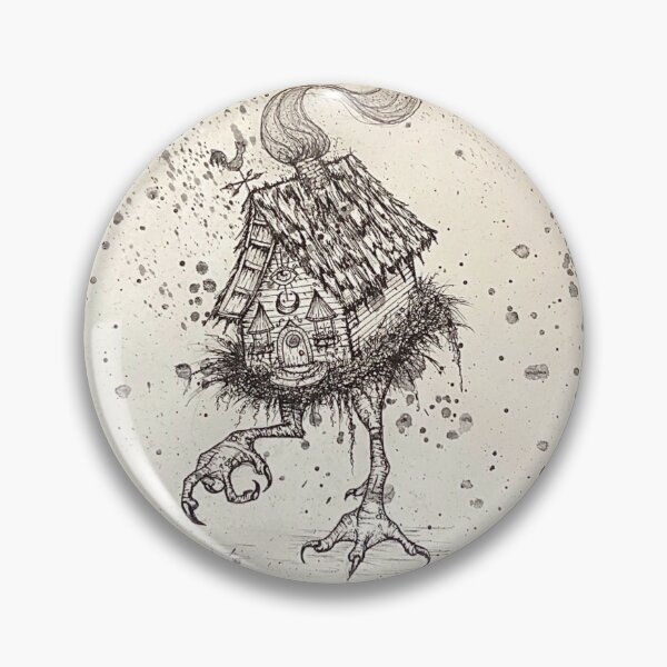 Item preview, Warm tone Baba Yaga house designed and sold by Kripeace.