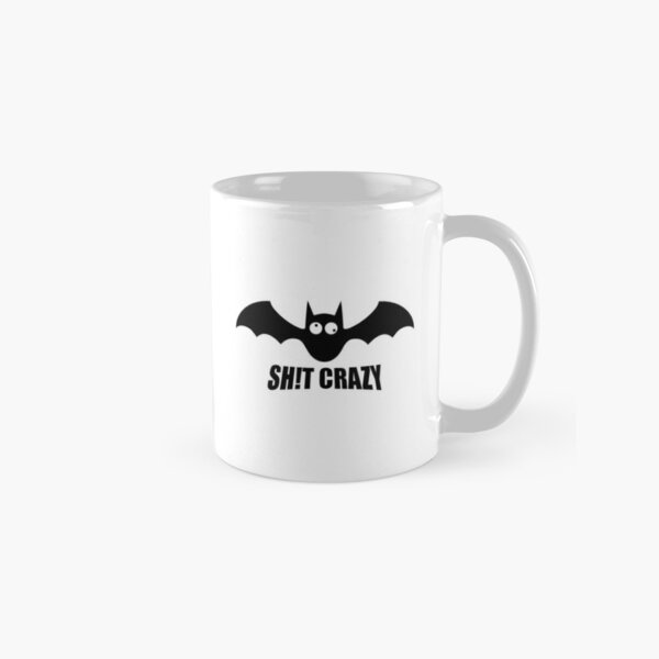 Bat S#it Crazy Emoji Novelty Printed Mug Quarantine 2021 