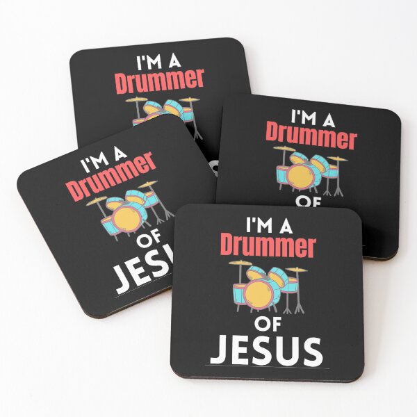 Item preview, Cool Drummer For Jesus Who Only Beat Drums For Jesus designed and sold by chetan786.
