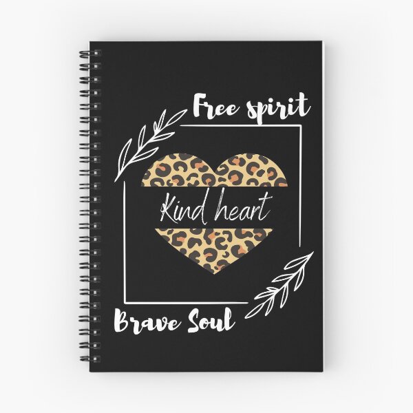 Item preview, kind heart leopard heart positive happy quotes designed and sold by brookemiller801.