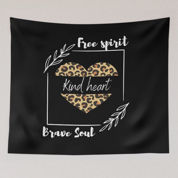 Item preview, amables corazones leopardo corazón positivas alegres citas designed and sold by brookemiller801.