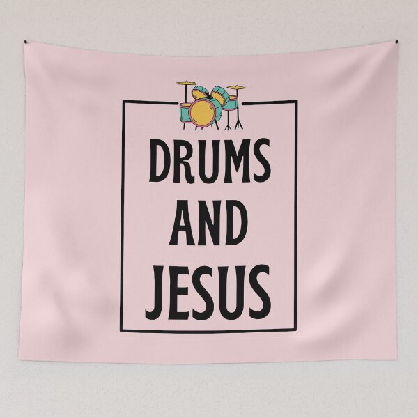 Item preview, Cool Drummer For Jesus Who Only Beat Drums For Jesus designed and sold by chetan786.
