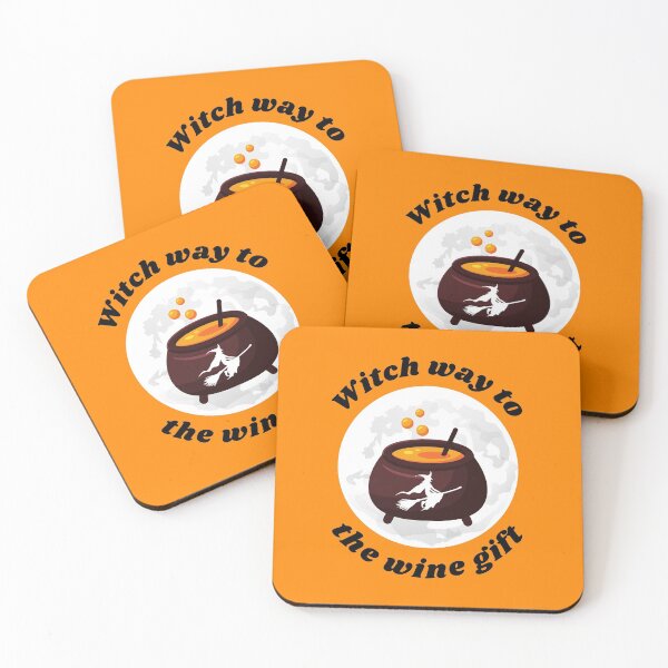 Item preview, Witch way to the wine gift designed and sold by SKYCREATION.