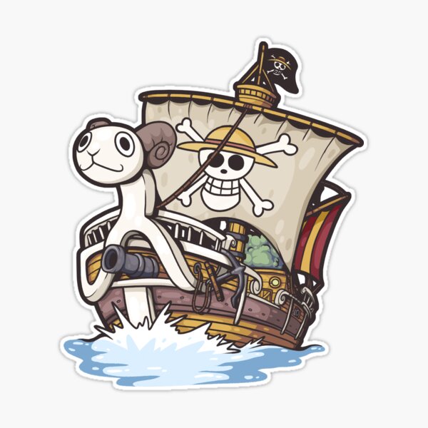 one piece going merry ship Sticker for Sale by Zoro3