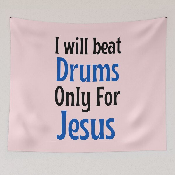 Item preview, Cool Drummer For Jesus Who Only Beat Drums For Jesus designed and sold by chetan786.