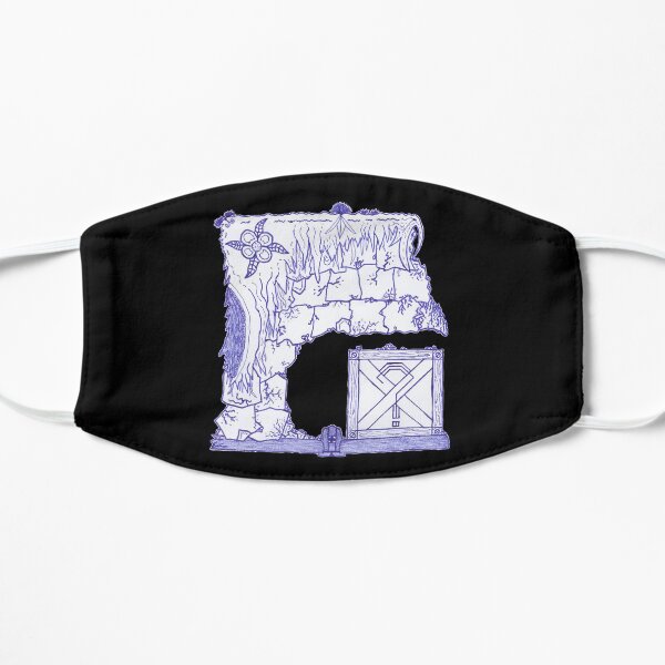 M.I. #29 |☽| Crate Beneath The Crumbling Cliff Flat Mask