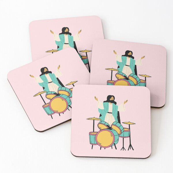 Item preview, Cool Drummer For Jesus Who Only Beat Drums For Jesus designed and sold by chetan786.