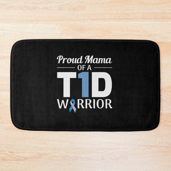 Item preview, T1D Type 1 Diabetes Awareness Mom Supporter Fighters designed and sold by TastefulTees.