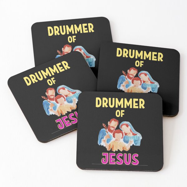 Item preview, Cool Drummer For Jesus Who Only Beat Drums For Jesus designed and sold by chetan786.