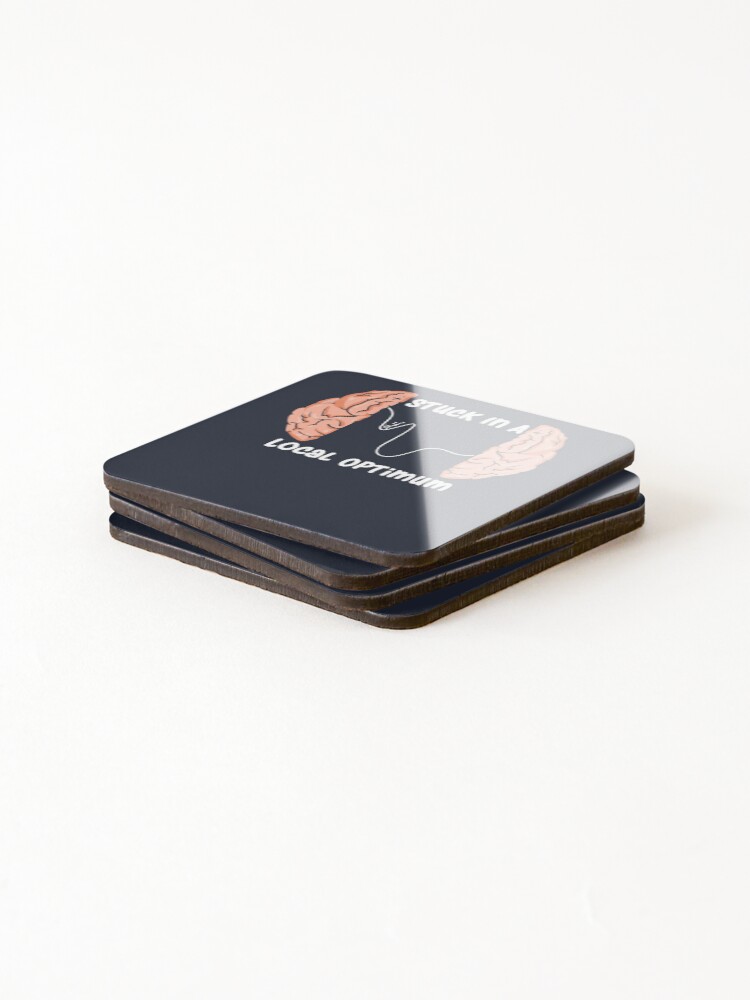 Thumbnail 4 of 5, Coasters (Set of 4), Machine Learning Engineering designed and sold by Bricke.
