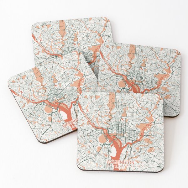 Item preview, Washington DC City Map of the USA - Bohemian designed and sold by deMAP.