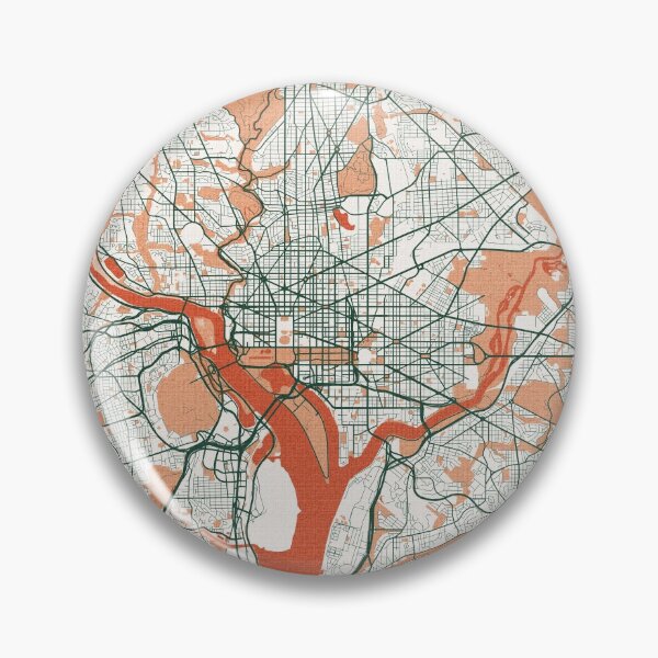 Item preview, Washington DC City Map of the USA - Bohemian designed and sold by deMAP.
