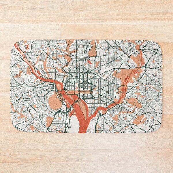 Item preview, Washington DC City Map of the USA - Bohemian designed and sold by deMAP.