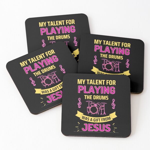 Item preview, Cool Drummer For Jesus Who Only Beat Drums For Jesus designed and sold by chetan786.